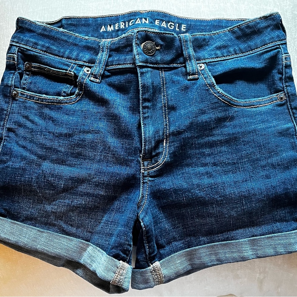 American Eagle Outfitters Women's Blue Denim Shorts